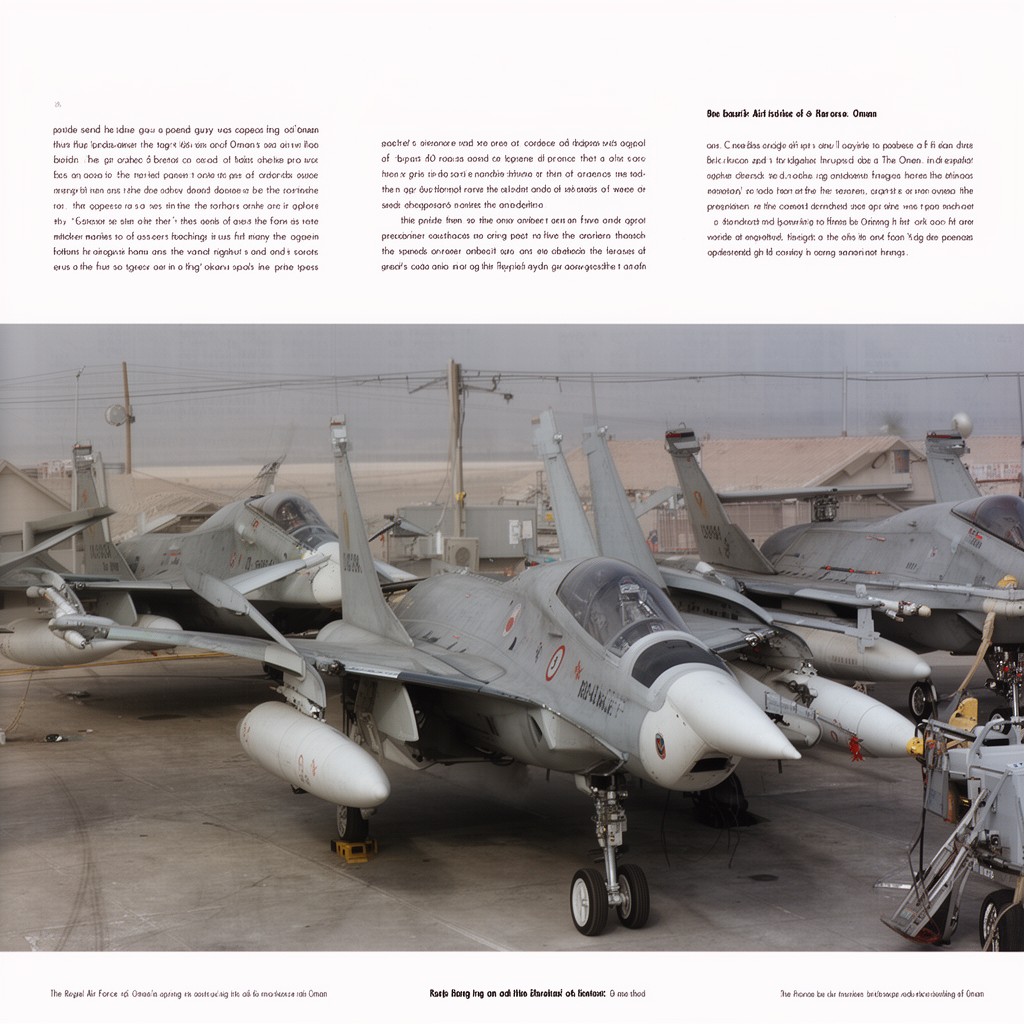 AI-generated illustration of Royal Air Force of Oman