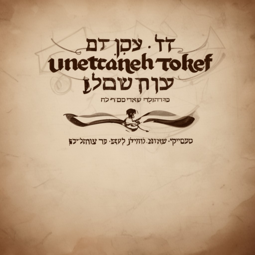 AI-generated illustration of Unetaneh Tokef