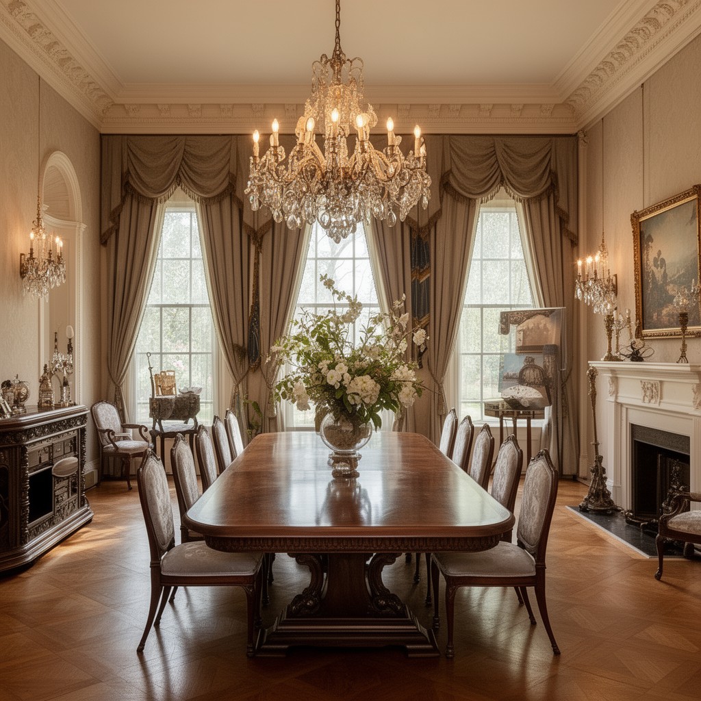 AI-generated illustration of State Dining Room