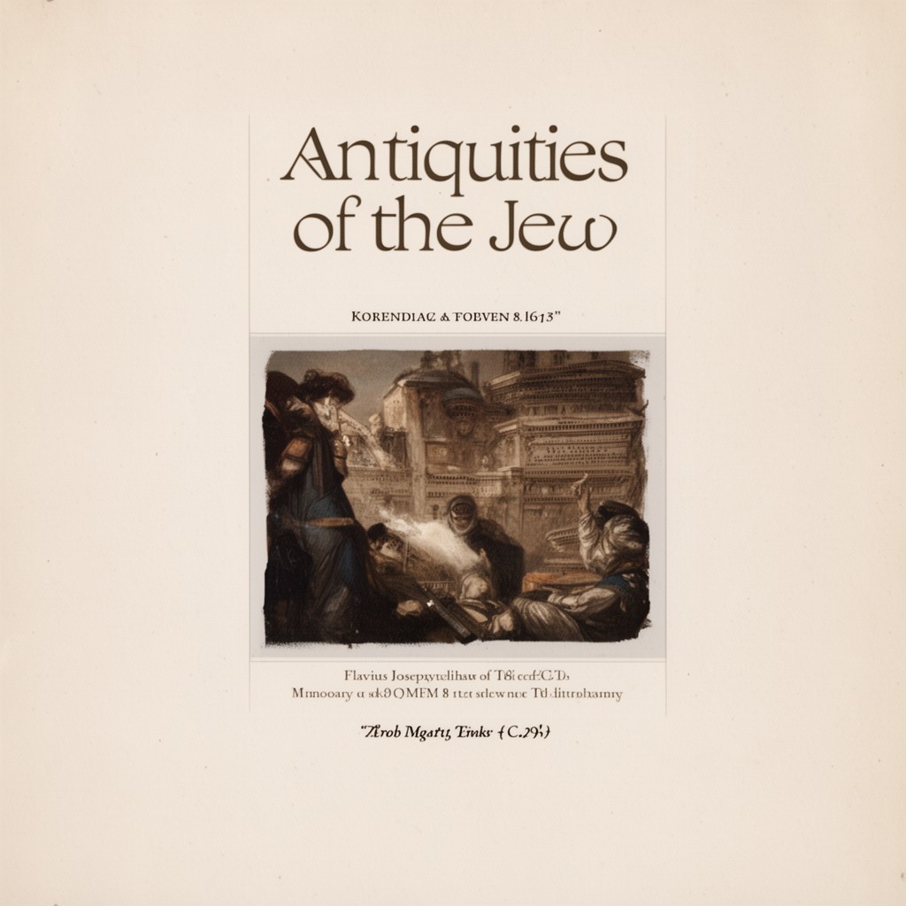 AI-generated illustration of Antiquities of the Jews