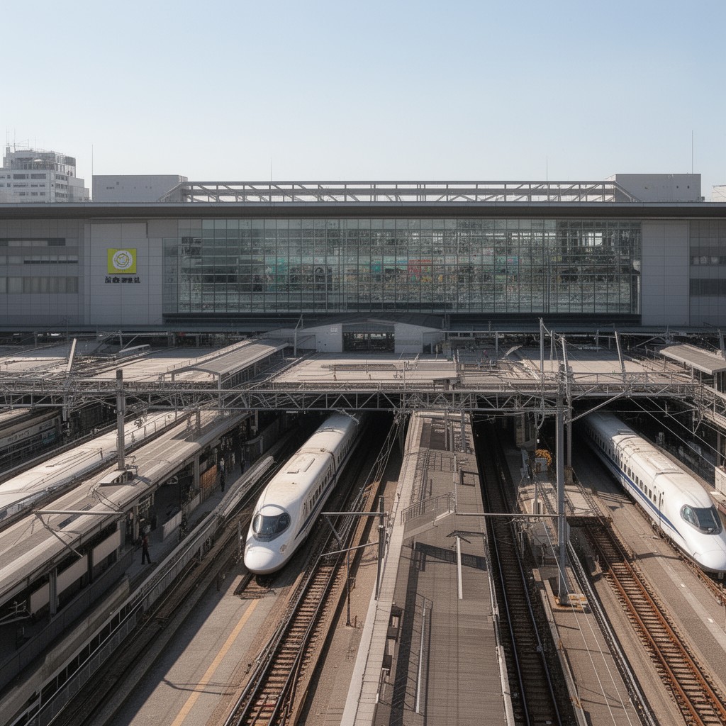AI-generated illustration of Nagoya Station