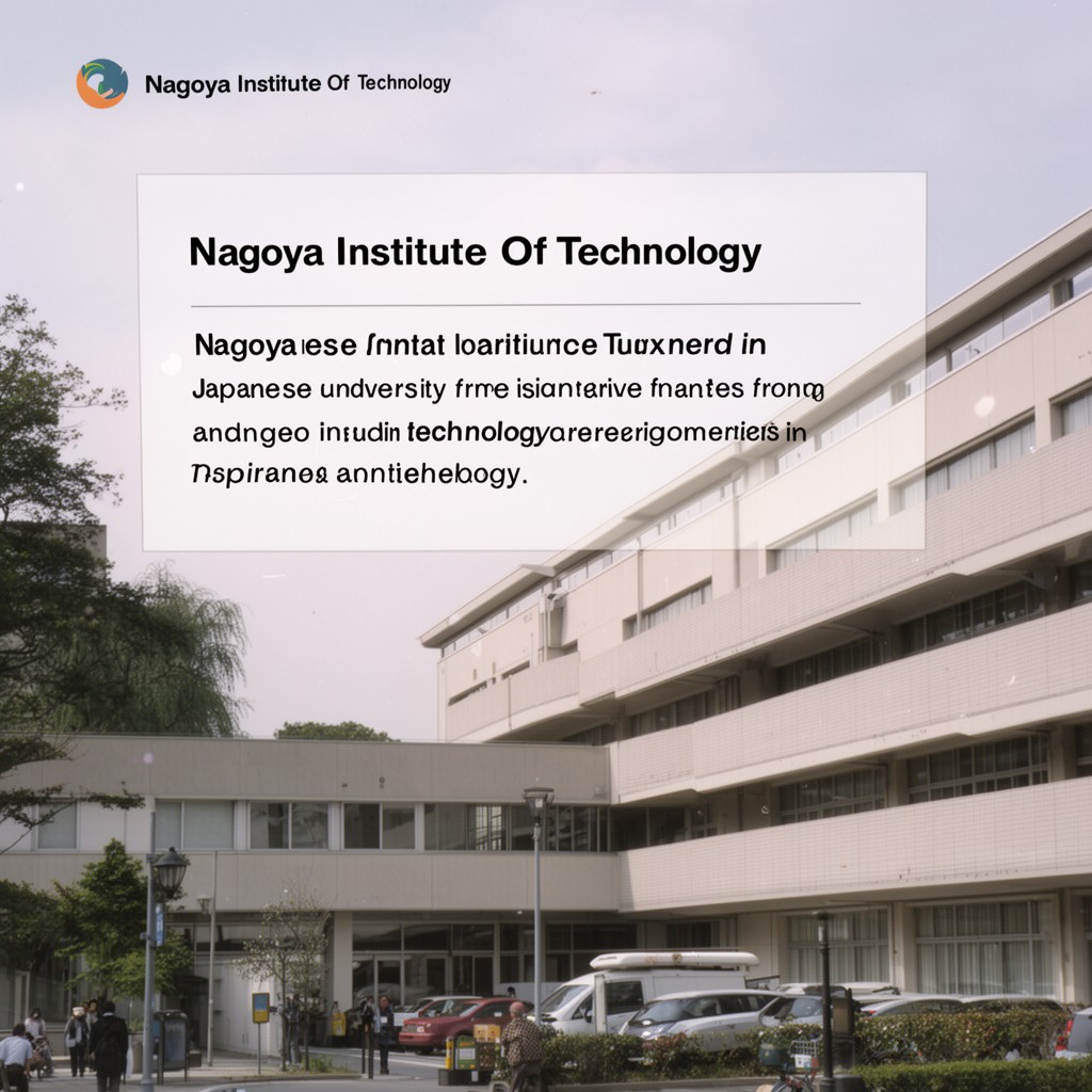 AI-generated illustration of Nagoya Institute of Technology