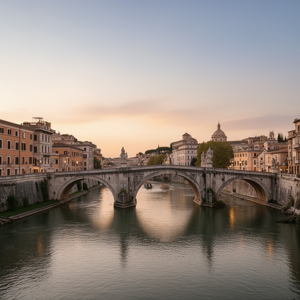 AI-generated illustration of Ponte Sisto