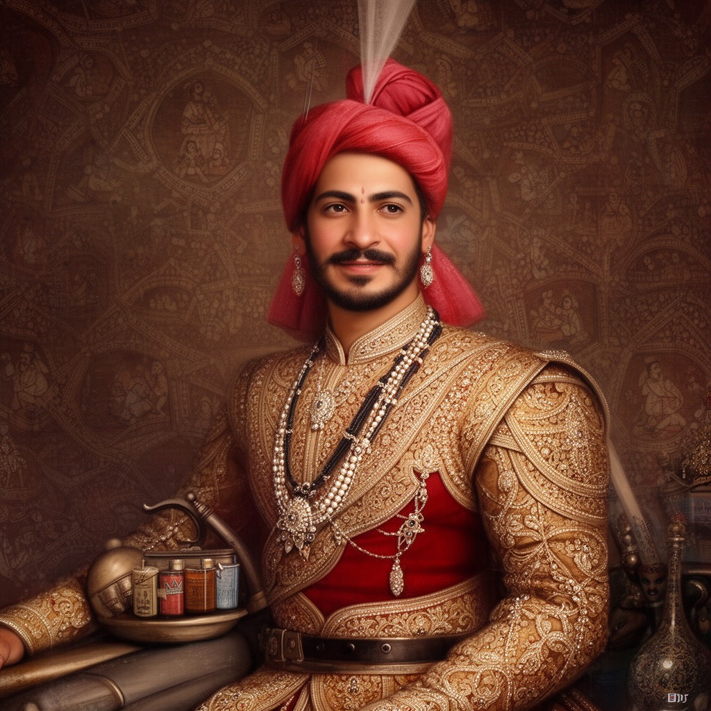 AI-generated illustration of Murad Mirza