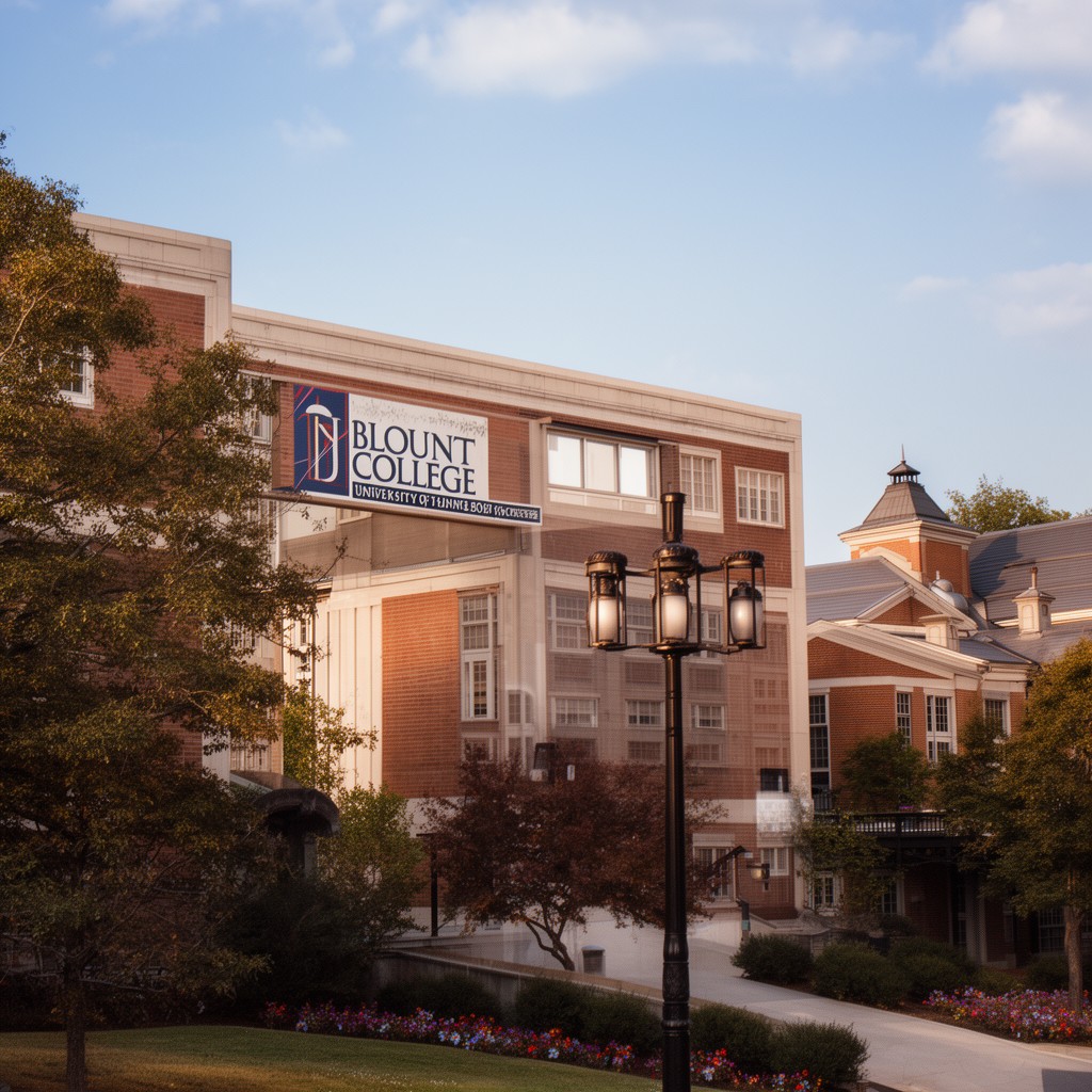 AI-generated illustration of Blount College