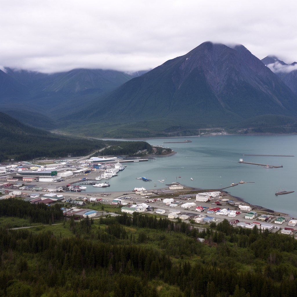 AI-generated illustration of Yakutat