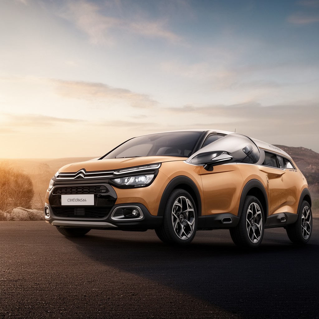 AI-generated illustration of Citroën C4