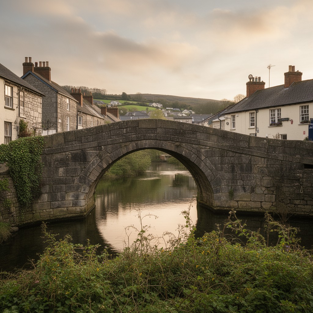 AI-generated illustration of Old Bridge