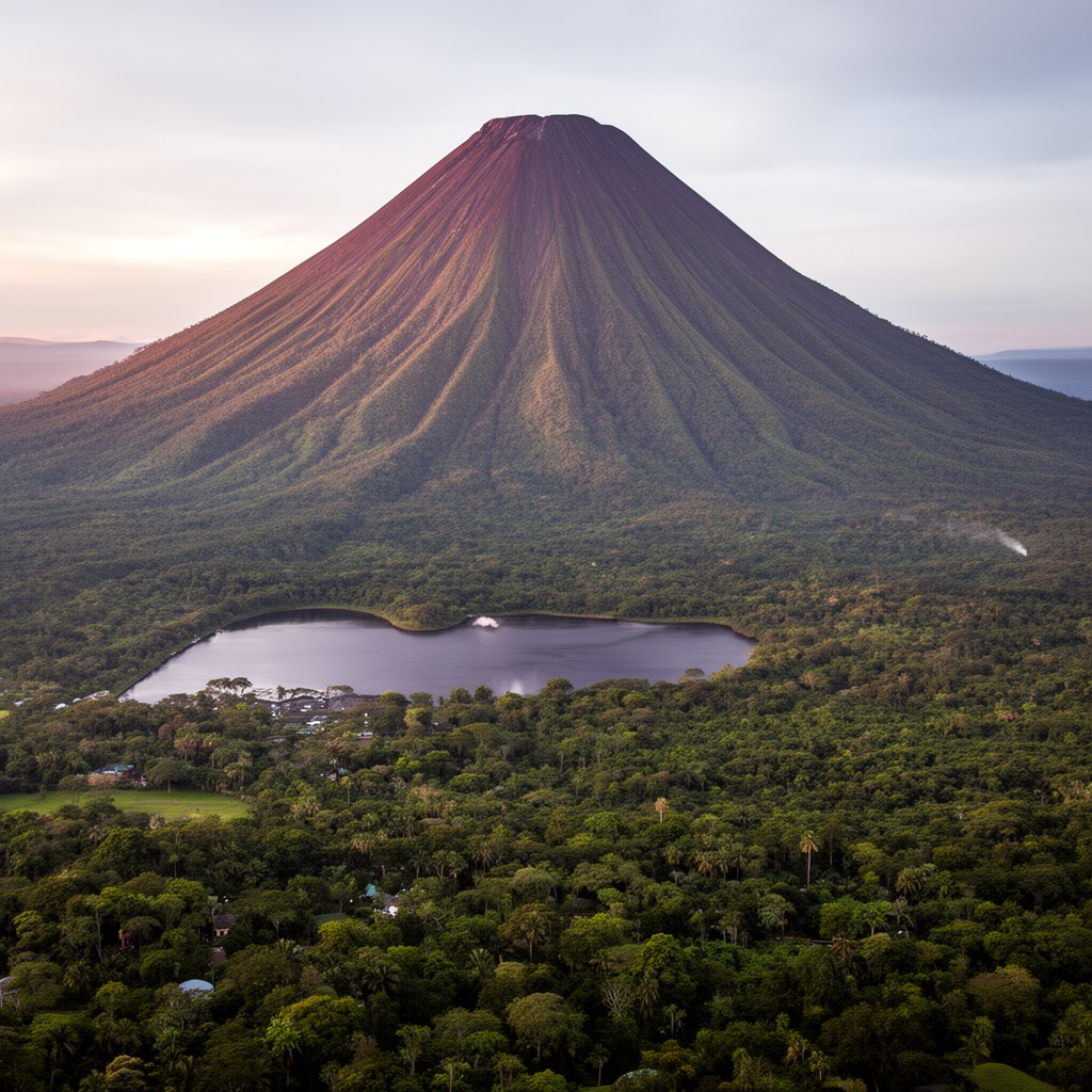 AI-generated illustration of Arenal