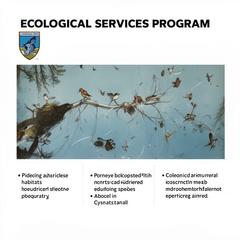 AI-generated illustration of Ecological Services Program
