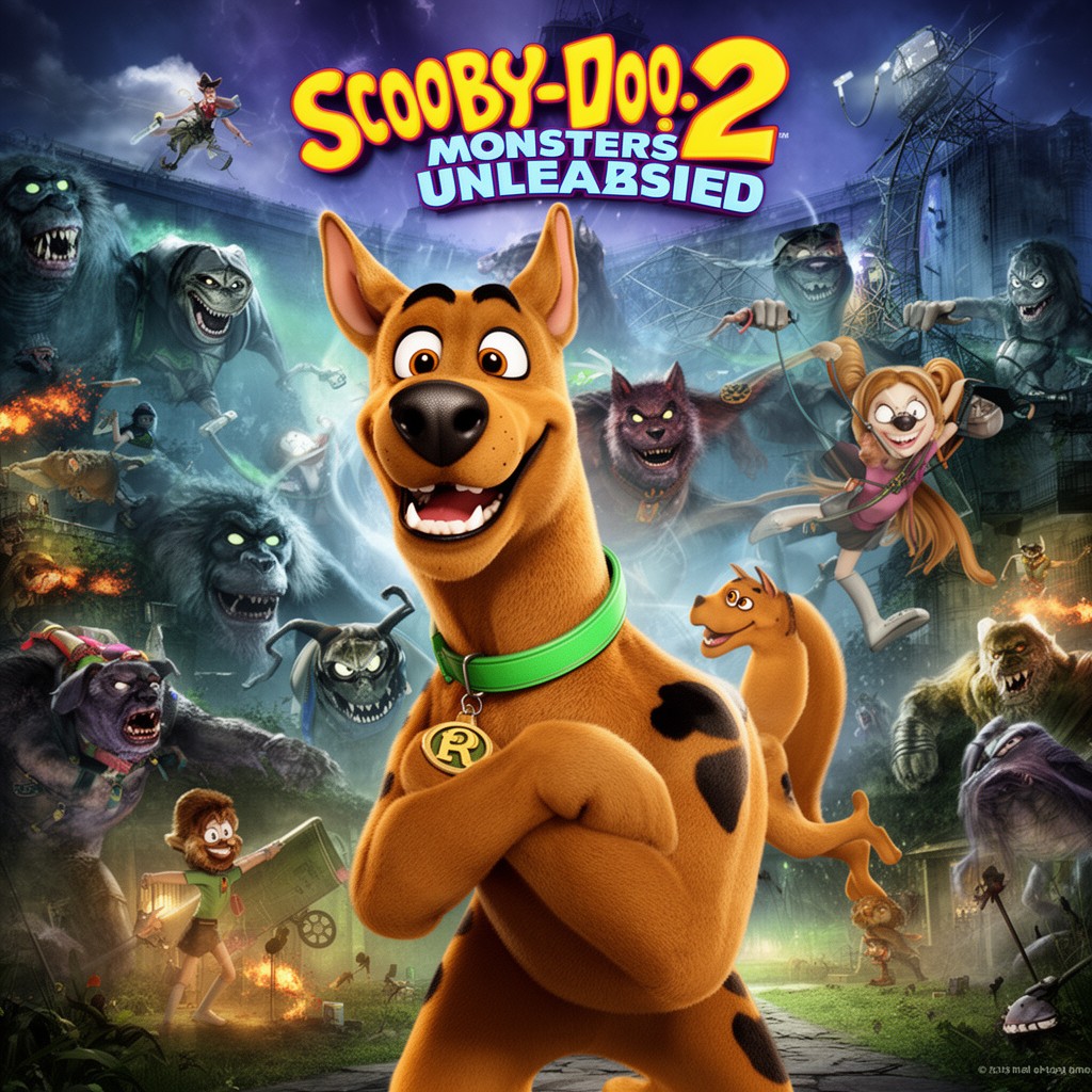 AI-generated illustration of Scooby-Doo 2: Monsters Unleashed