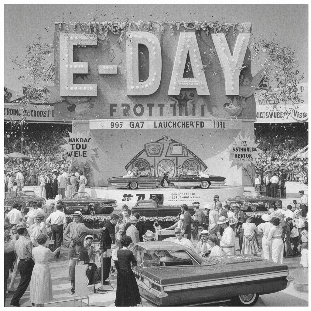 AI-generated illustration of E-Day