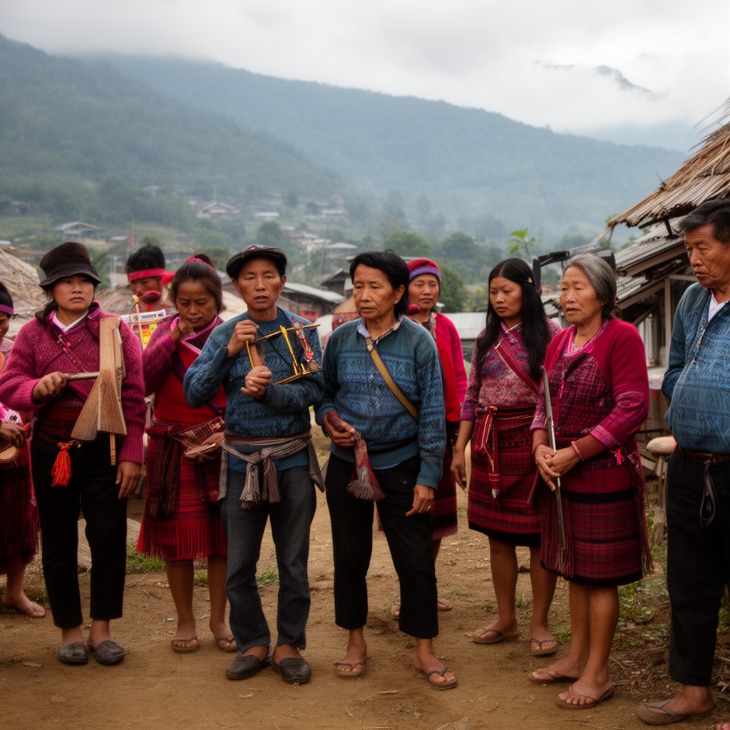 AI-generated illustration of Kachin