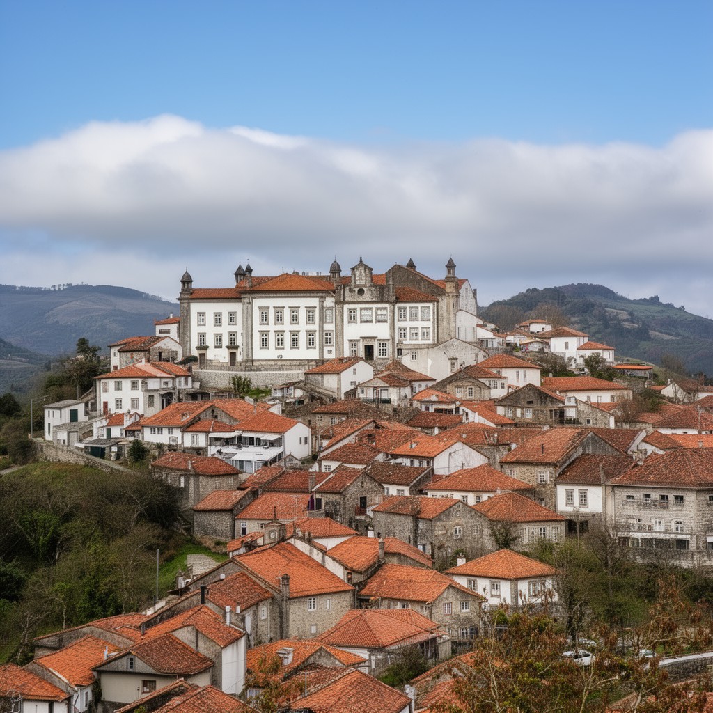 AI-generated illustration of Paços