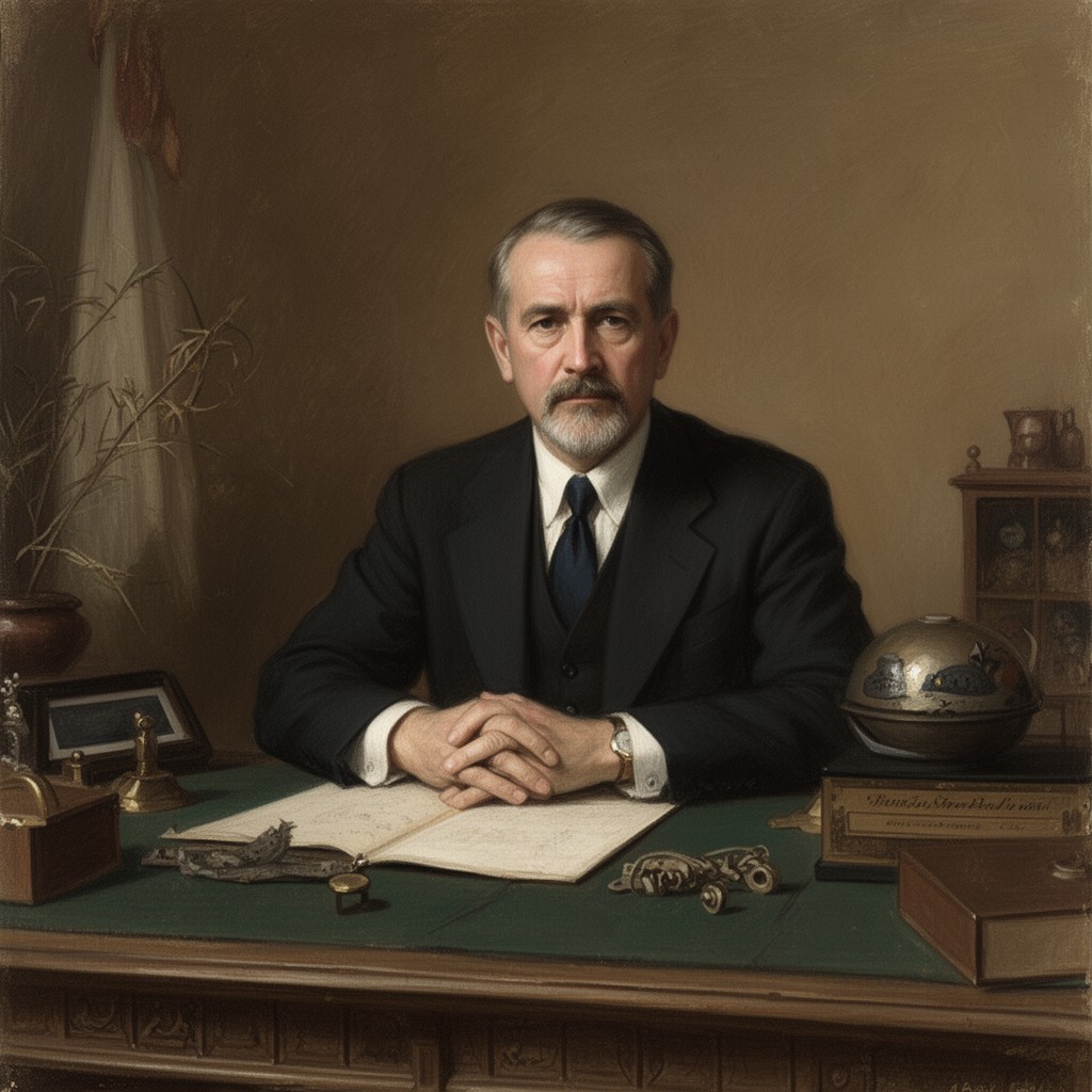 AI-generated illustration of President of the General Board of the United States Navy