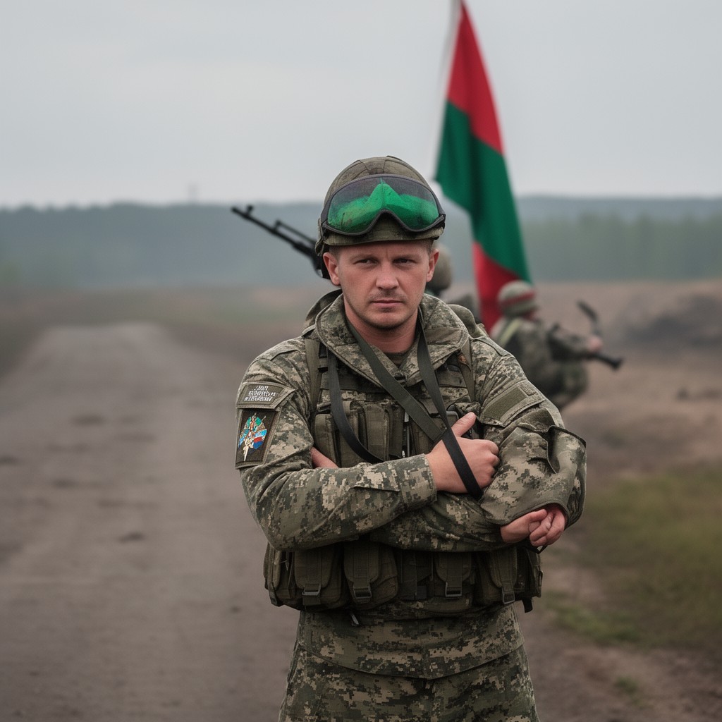 AI-generated illustration of Armed Forces of Belarus