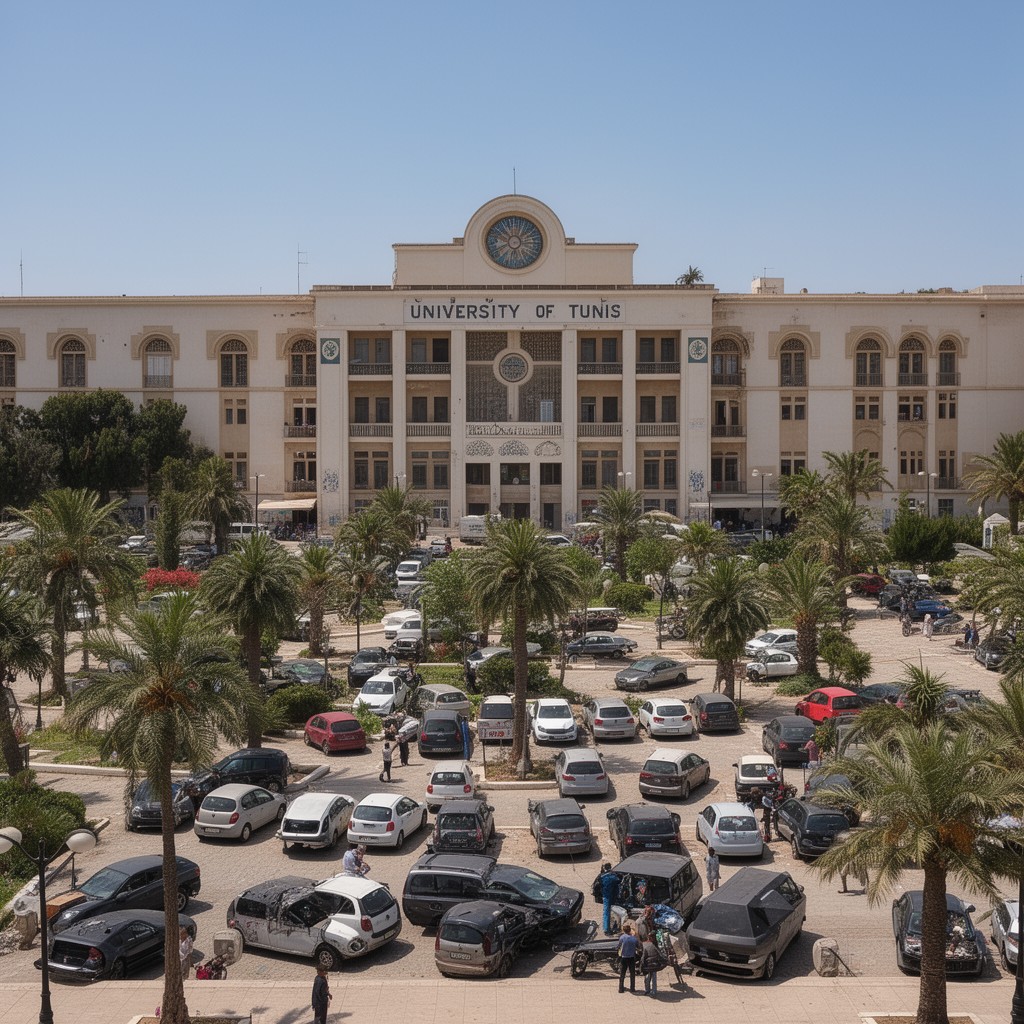 AI-generated illustration of University of Tunis