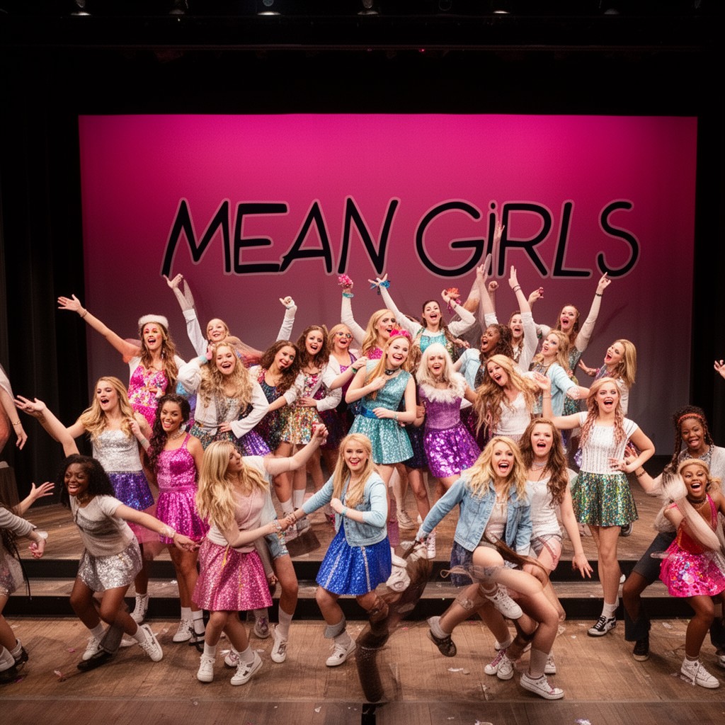 AI-generated illustration of Mean Girls (musical)