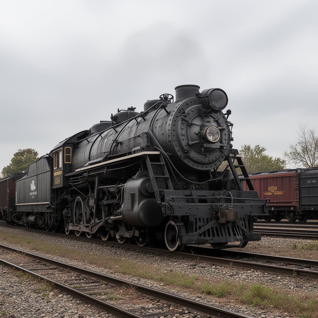 AI-generated illustration of Norfolk and Western Railway