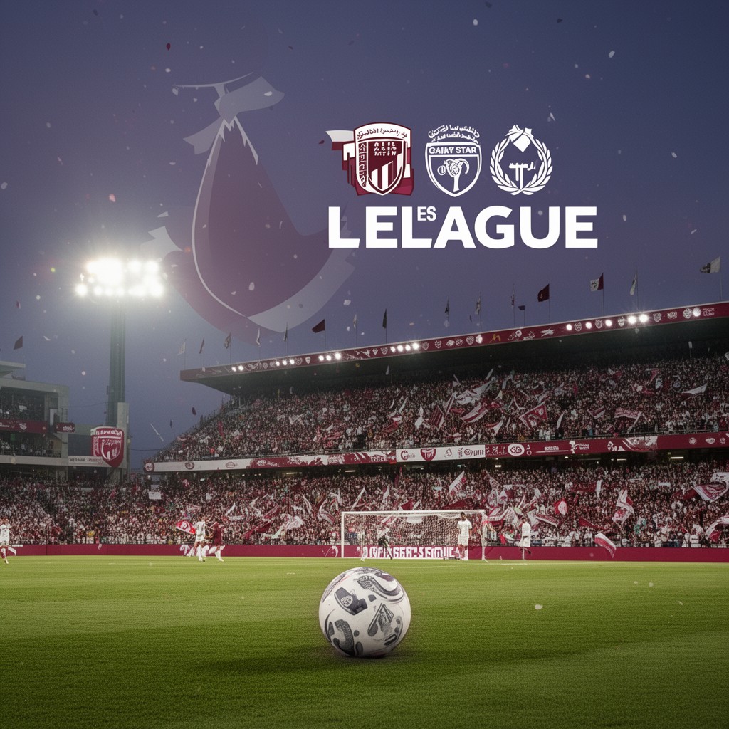AI-generated illustration of Qatar Stars League