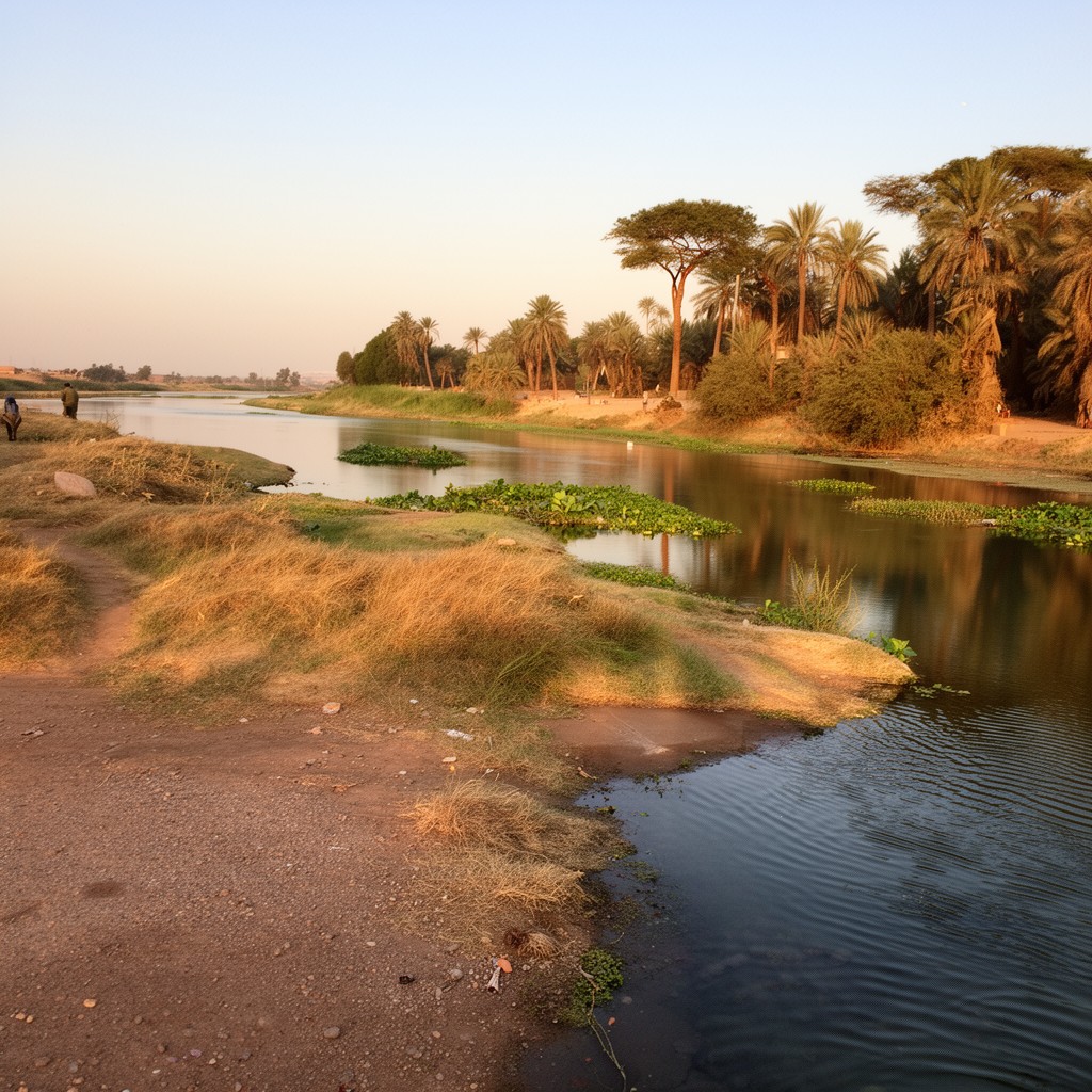 AI-generated illustration of Nile