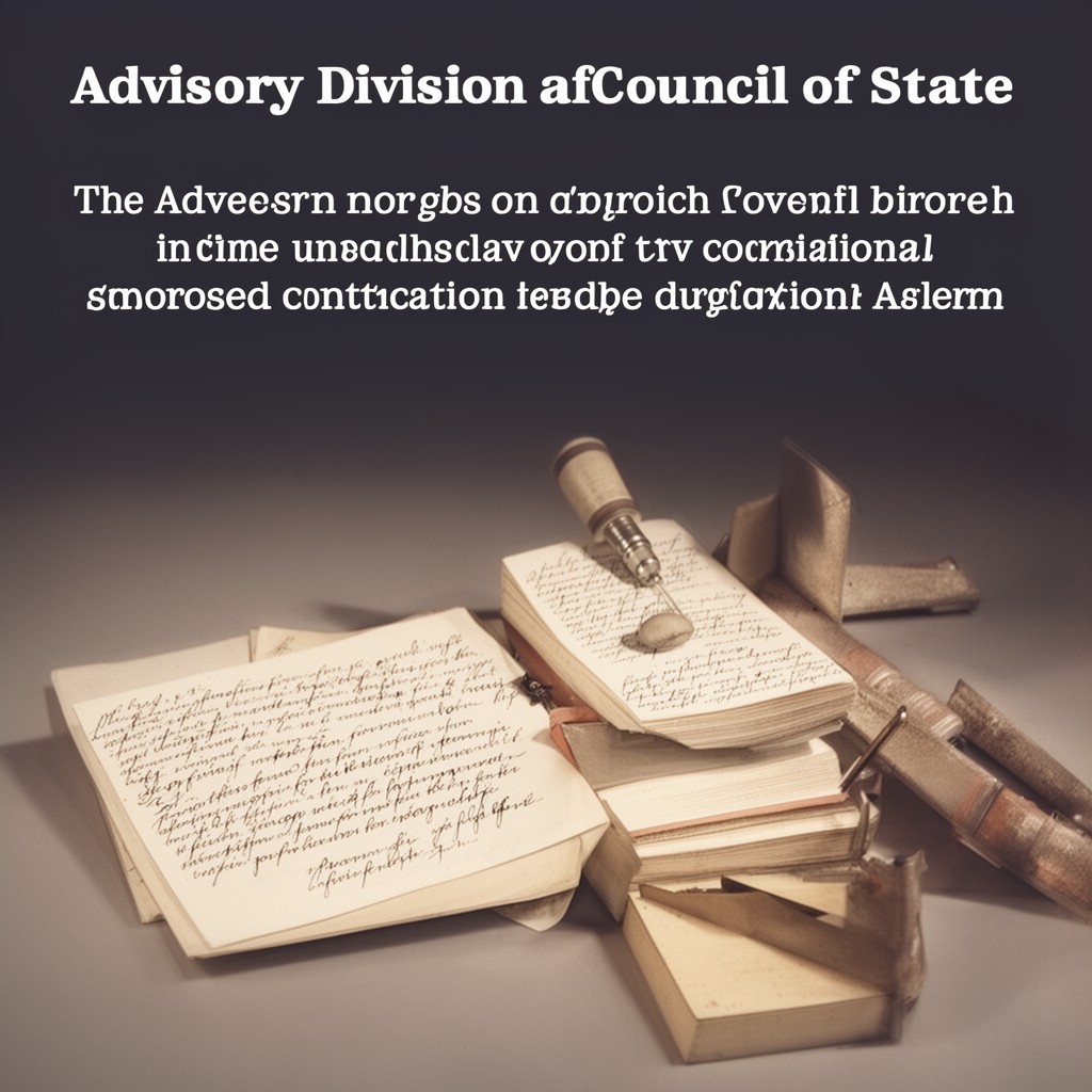 AI-generated illustration of Advisory Division of the Council of State