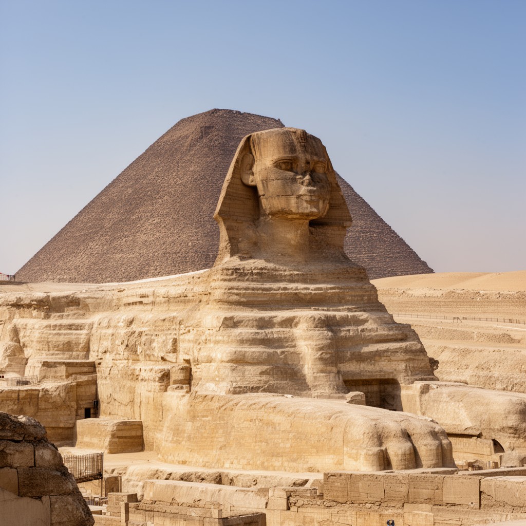 AI-generated illustration of Great Sphinx of Giza