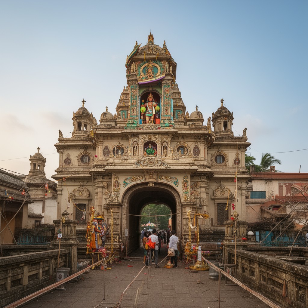 AI-generated illustration of Nallur Kandaswamy Kovil