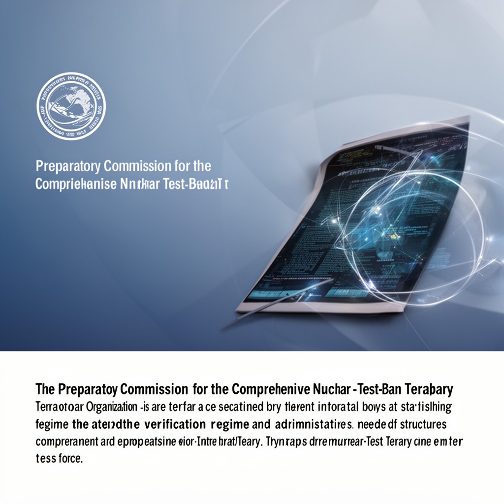 AI-generated illustration of Preparatory Commission for the Comprehensive Nuclear-Test-Ban Treaty Organization