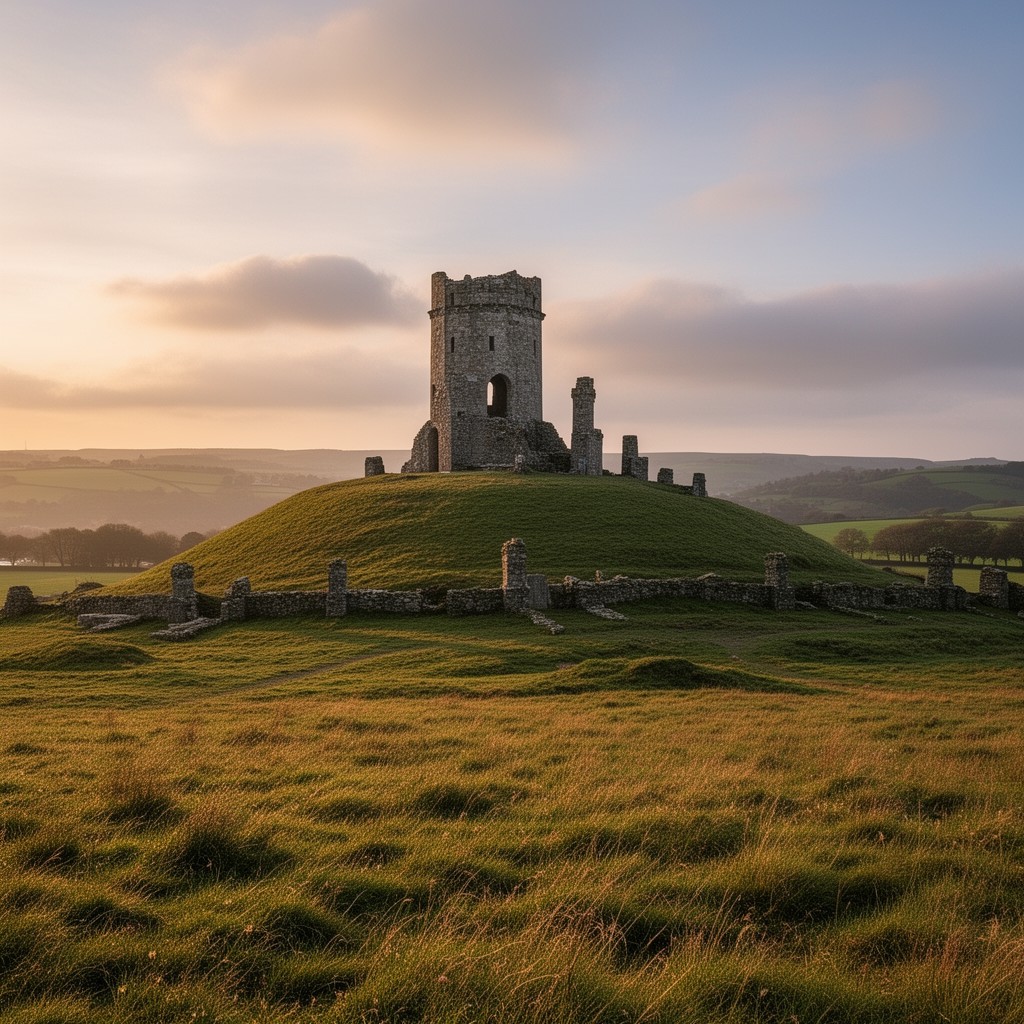 AI-generated illustration of Hill of Slane