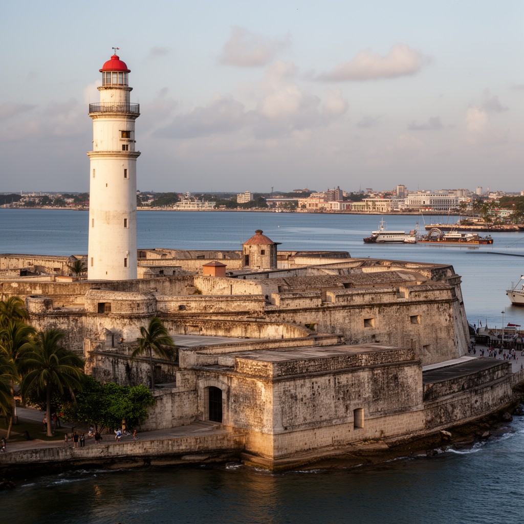 AI-generated illustration of Castillo del Morro