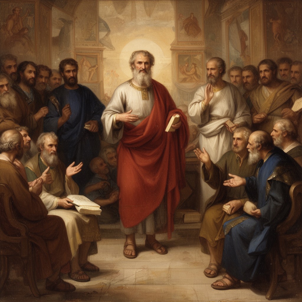AI-generated illustration of First Council of Constantinople