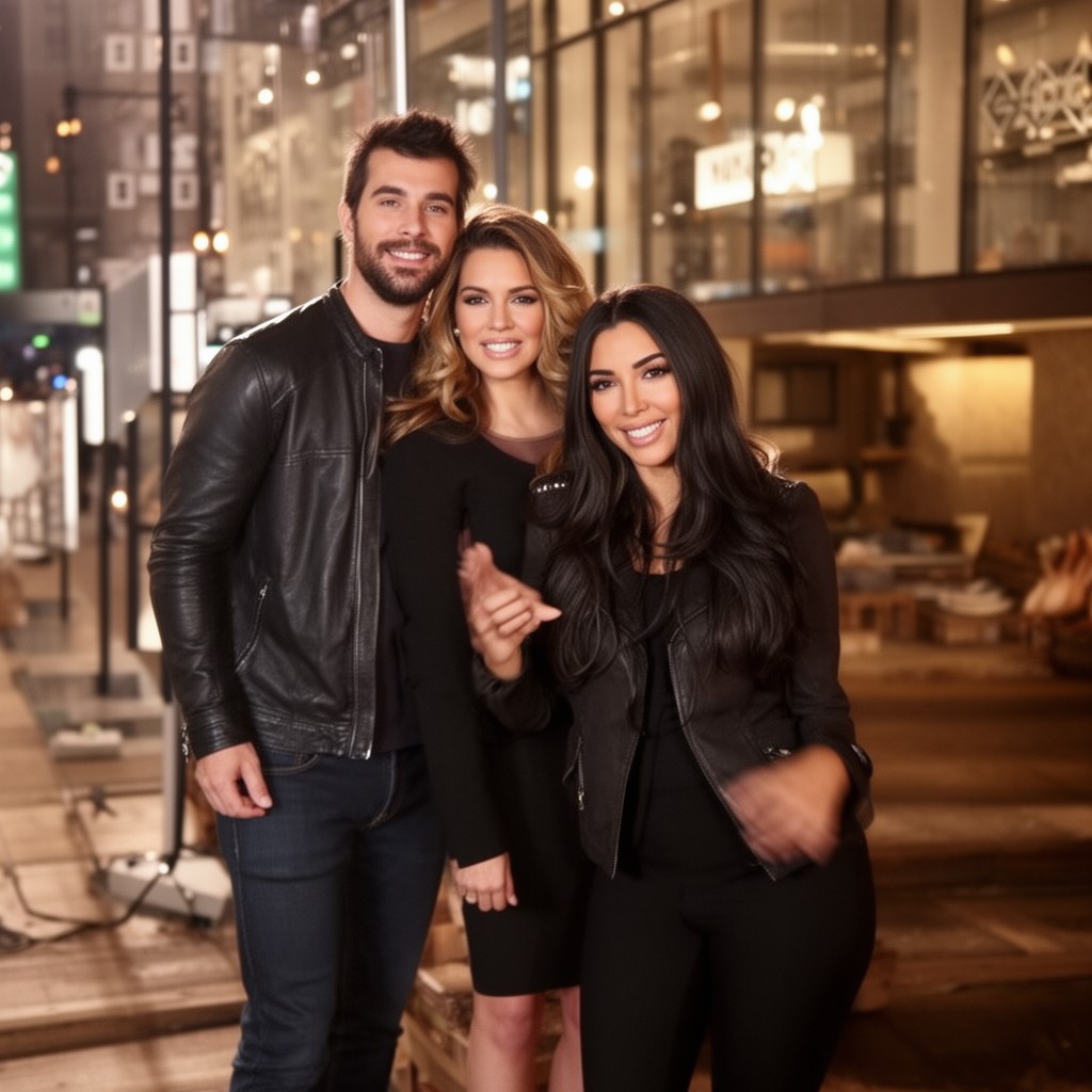 AI-generated illustration of Kourtney and Kim Take New York