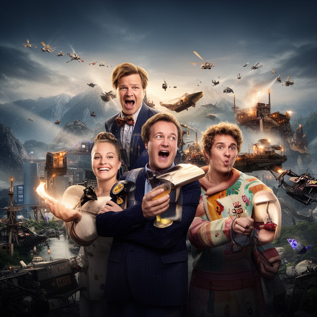 AI-generated illustration of Disaster Movie