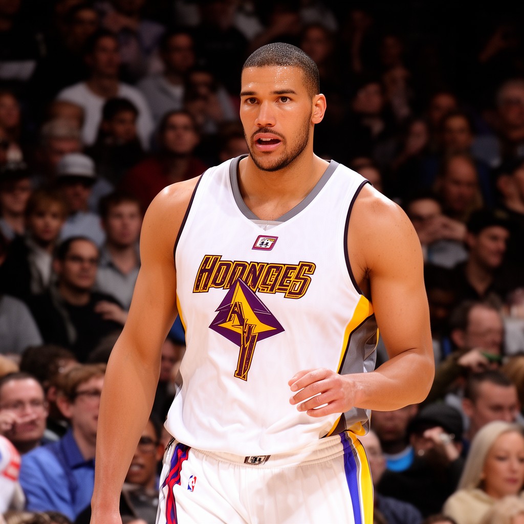 AI-generated illustration of Kris Humphries
