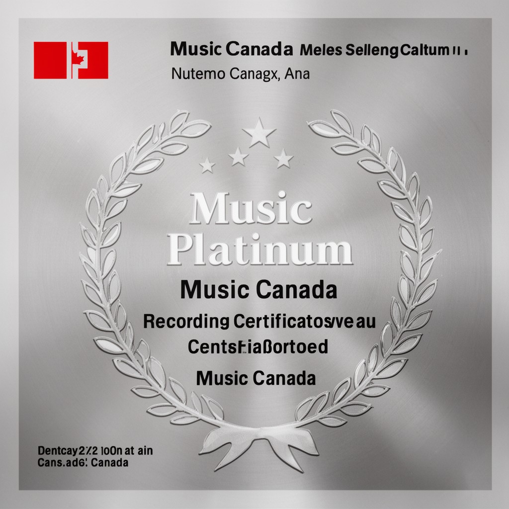 AI-generated illustration of Music Canada Platinum