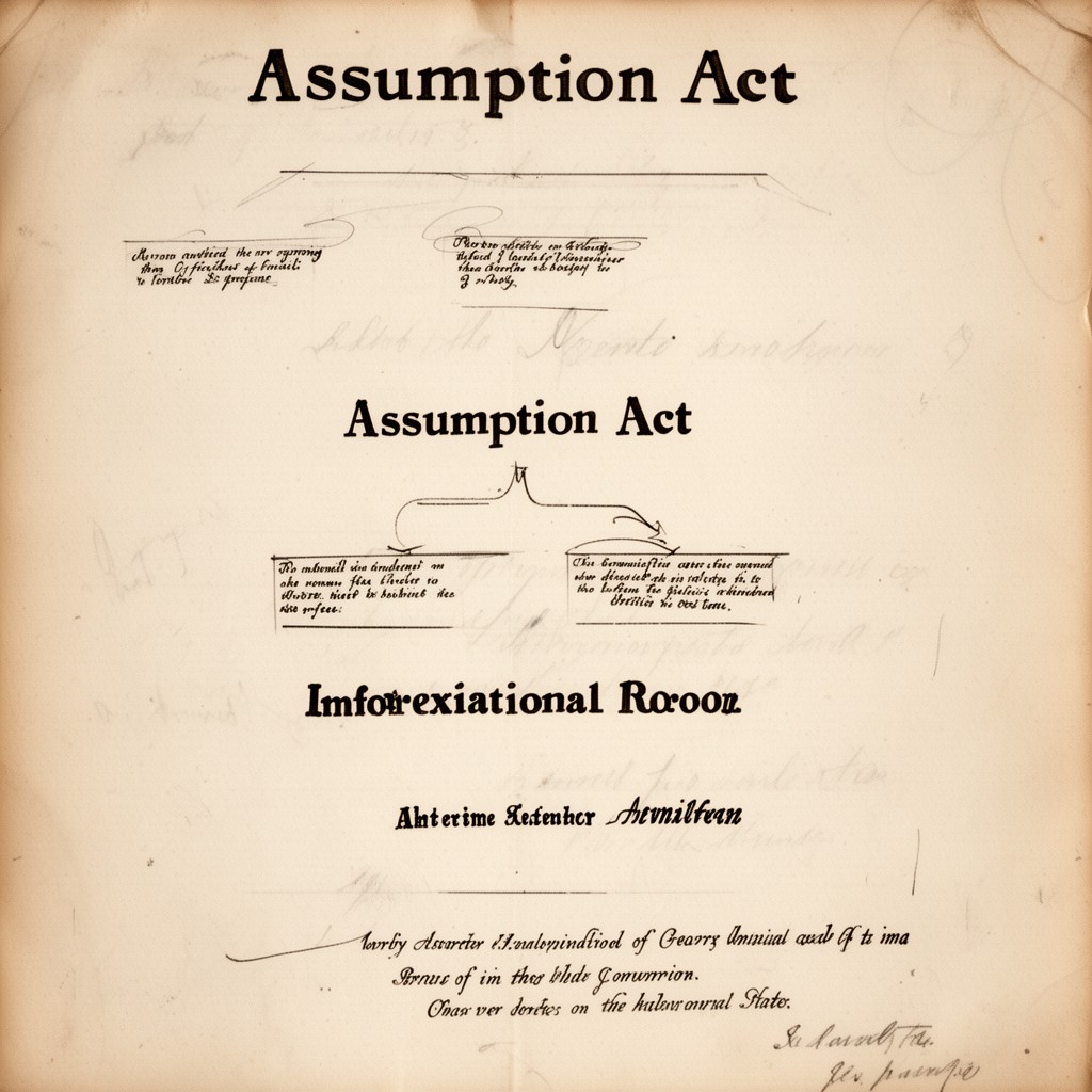 AI-generated illustration of Assumption Act implementation
