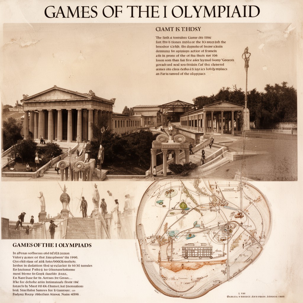 AI-generated illustration of Games of the I Olympiad