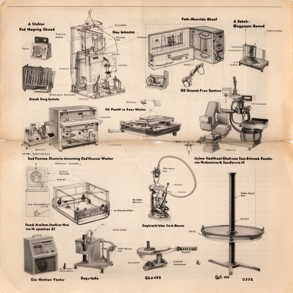 AI-generated illustration of GE Healthcare (historical)