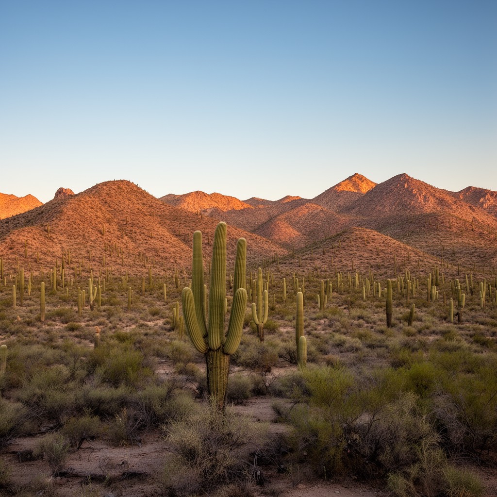 AI-generated illustration of Kofa National Wildlife Refuge