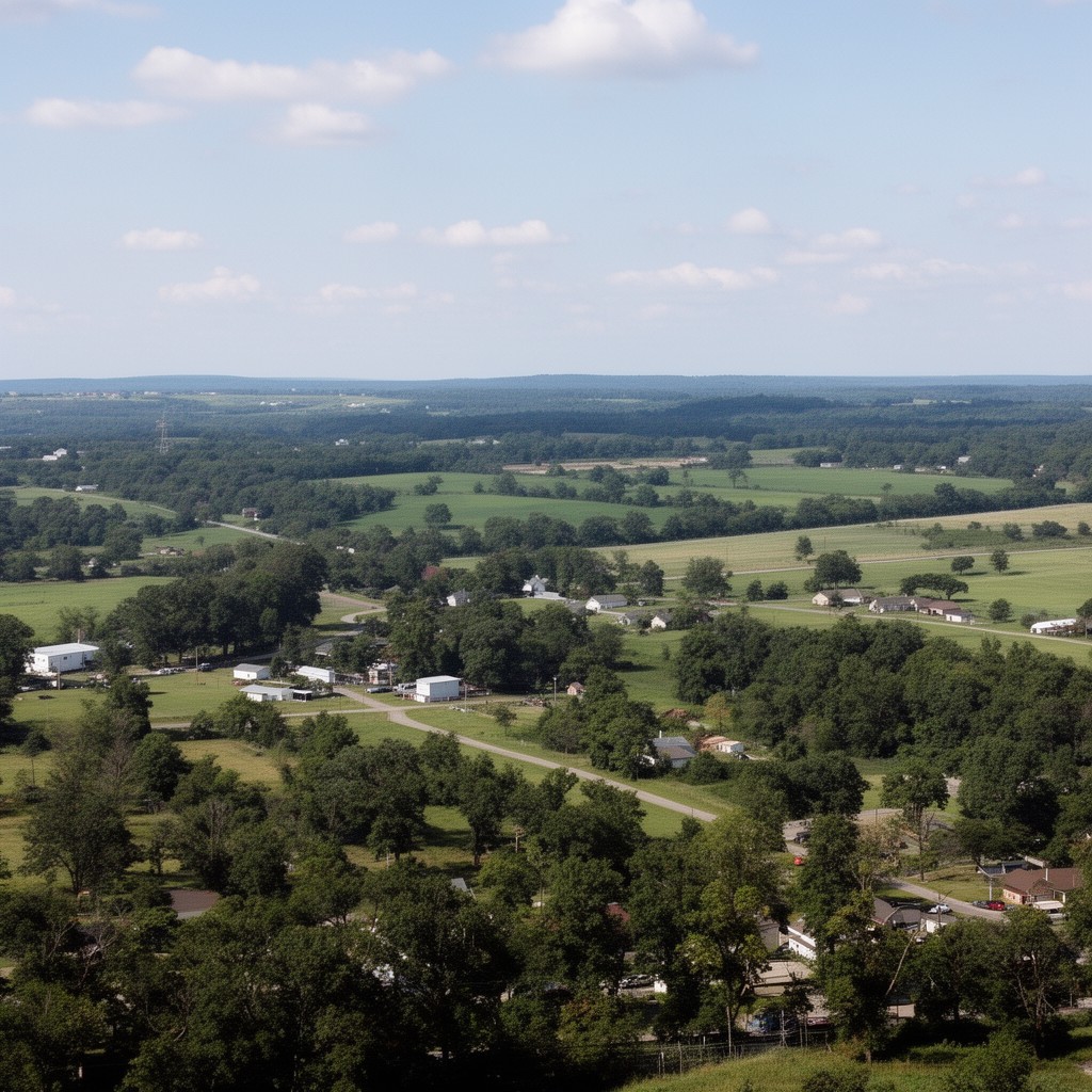 AI-generated illustration of Randolph County, Missouri, United States