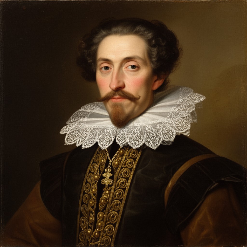 AI-generated illustration of Cecil Calvert 2nd Baron Baltimore