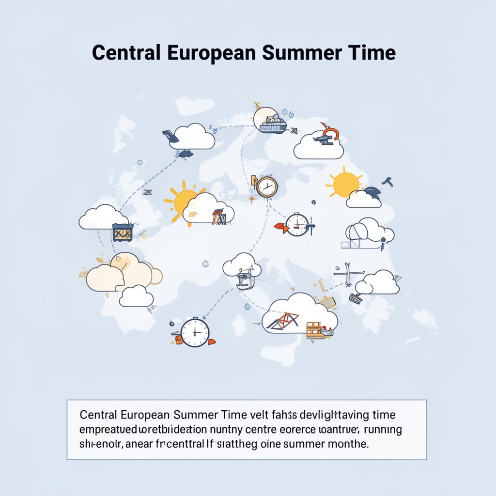 AI-generated illustration of Central European Summer Time