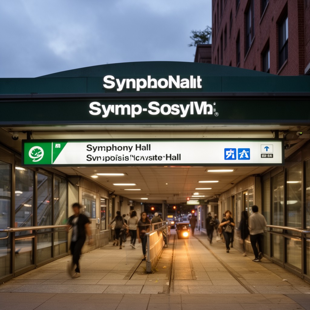 AI-generated illustration of Symphony station