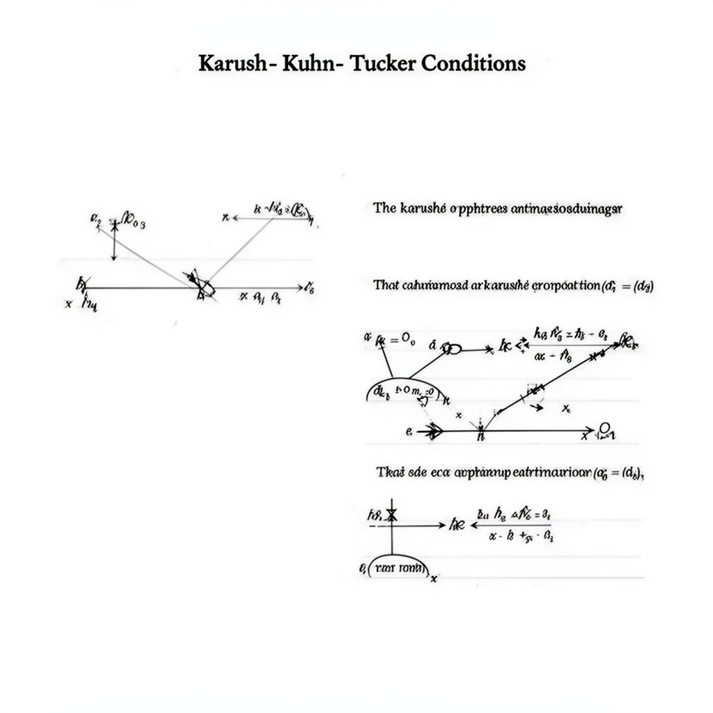 AI-generated illustration of Karush–Kuhn–Tucker conditions