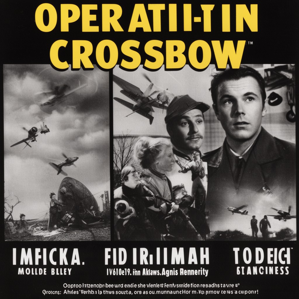 AI-generated illustration of film "Operation Crossbow"