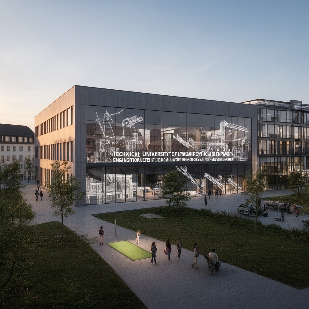 AI-generated illustration of Technical University of Nuremberg (in development)