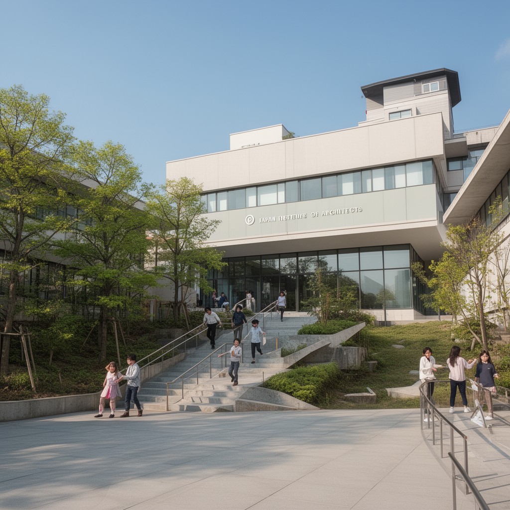 AI-generated illustration of Japan Institute of Architects