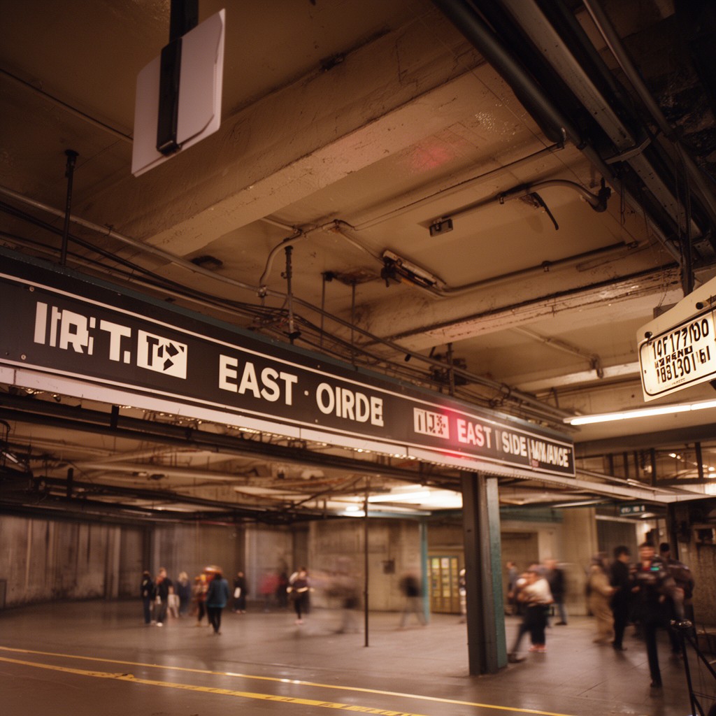AI-generated illustration of IRT East Side Lines