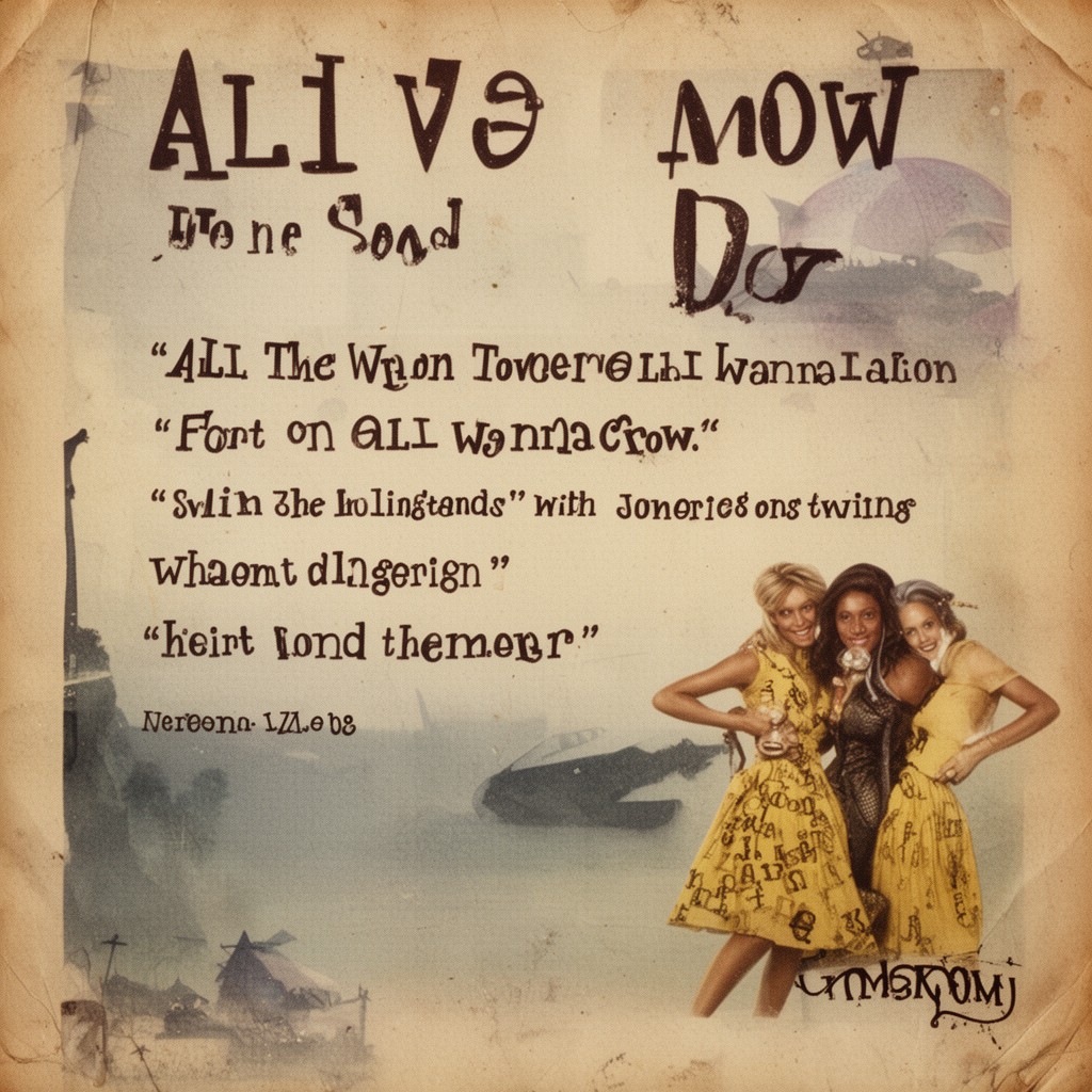 AI-generated illustration of song "All I Wanna Do" by Sheryl Crow